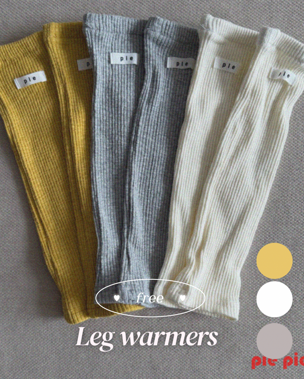 Leg warmers / pie