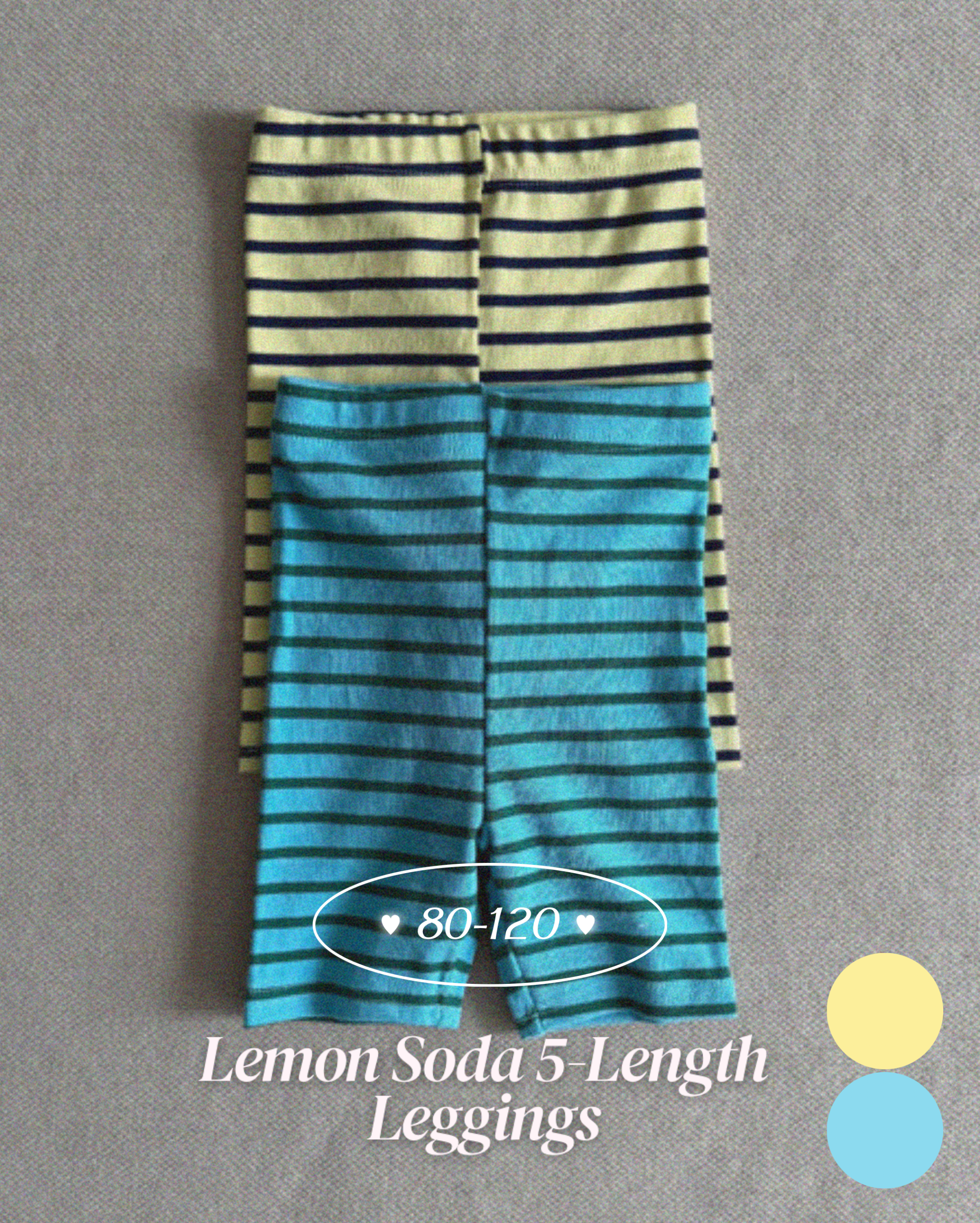 Lemon Soda 5-Length Leggings / pie