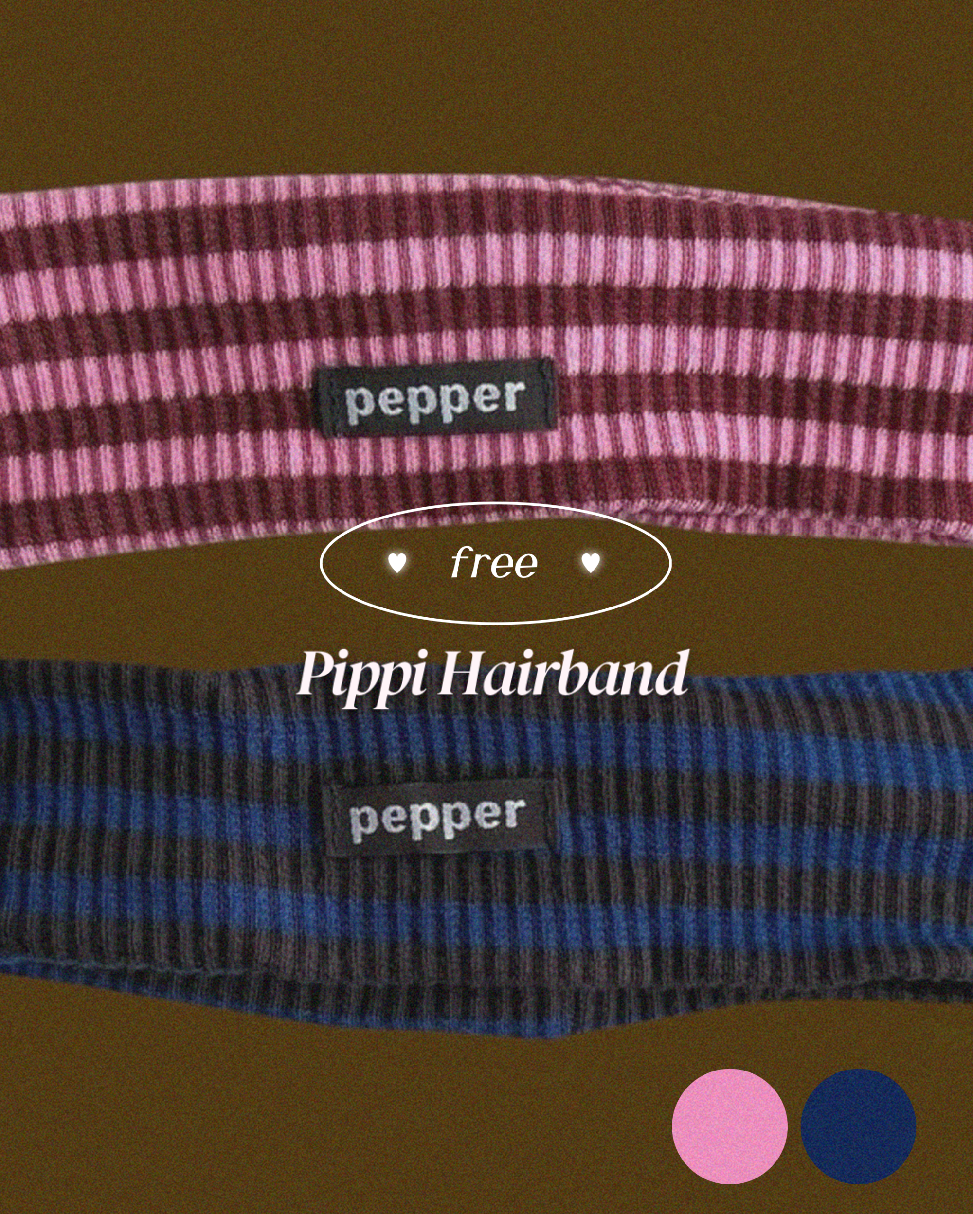 Pippi Hairband / pepper