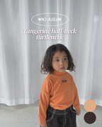 Tangerine half-neck turtleneck / pepper