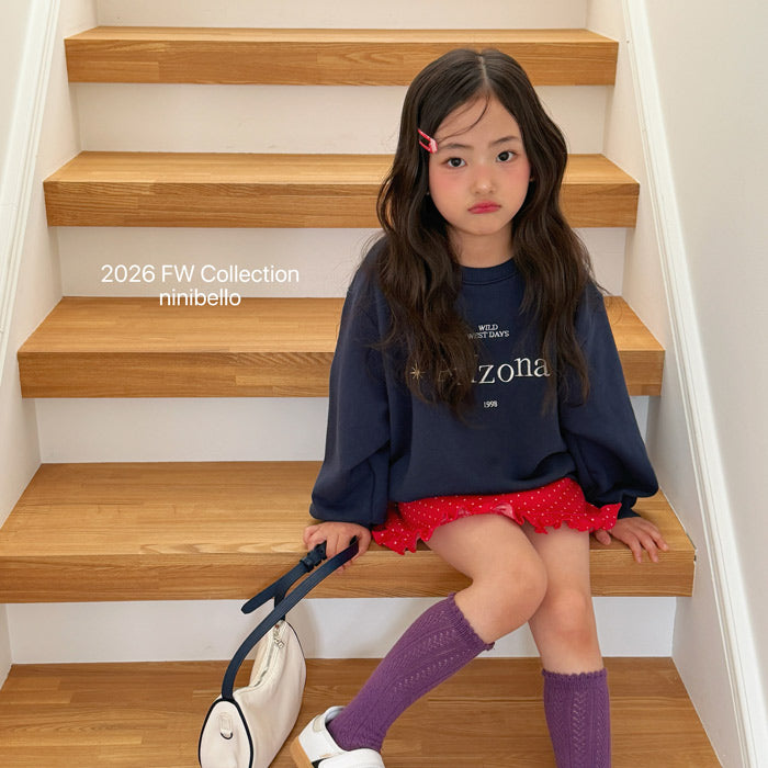 (80-大人サイズ）Arizona sweat shirt / ninibello
