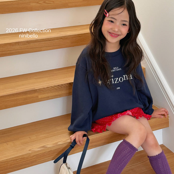 (80-大人サイズ）Arizona sweat shirt / ninibello