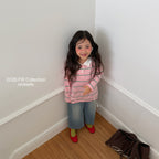 Milky striped collar shirt / ninibello