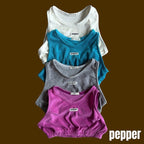 Pepper Terry vest / pepper