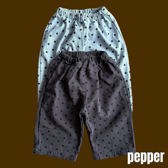 Dot pants / pepper