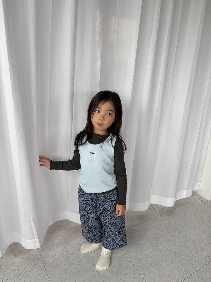Pig leopard print pants / pepper