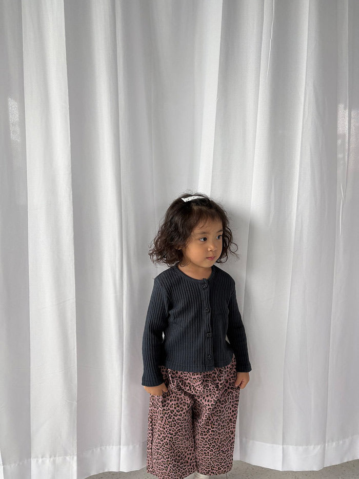 Pig leopard print pants / pepper