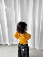 smocked blouse / pepper