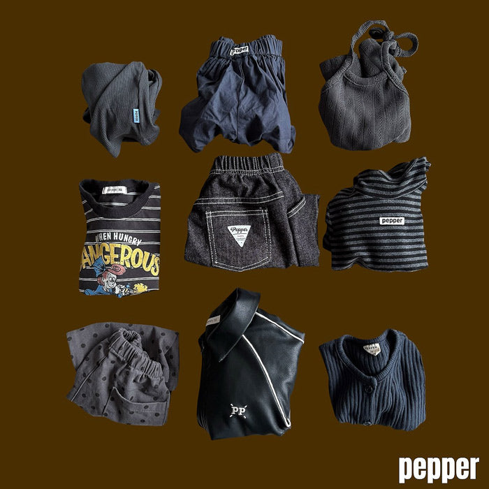 Bulldog striped shirt / pepper