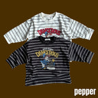 Bulldog striped shirt / pepper