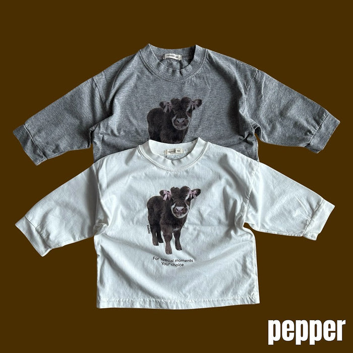 calf T / pepper