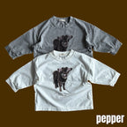 calf T / pepper