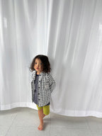 Cookie plaid shirt / pepper