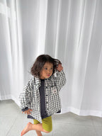 Cookie plaid shirt / pepper