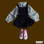 Cookie plaid shirt / pepper