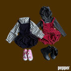 Cookie plaid shirt / pepper