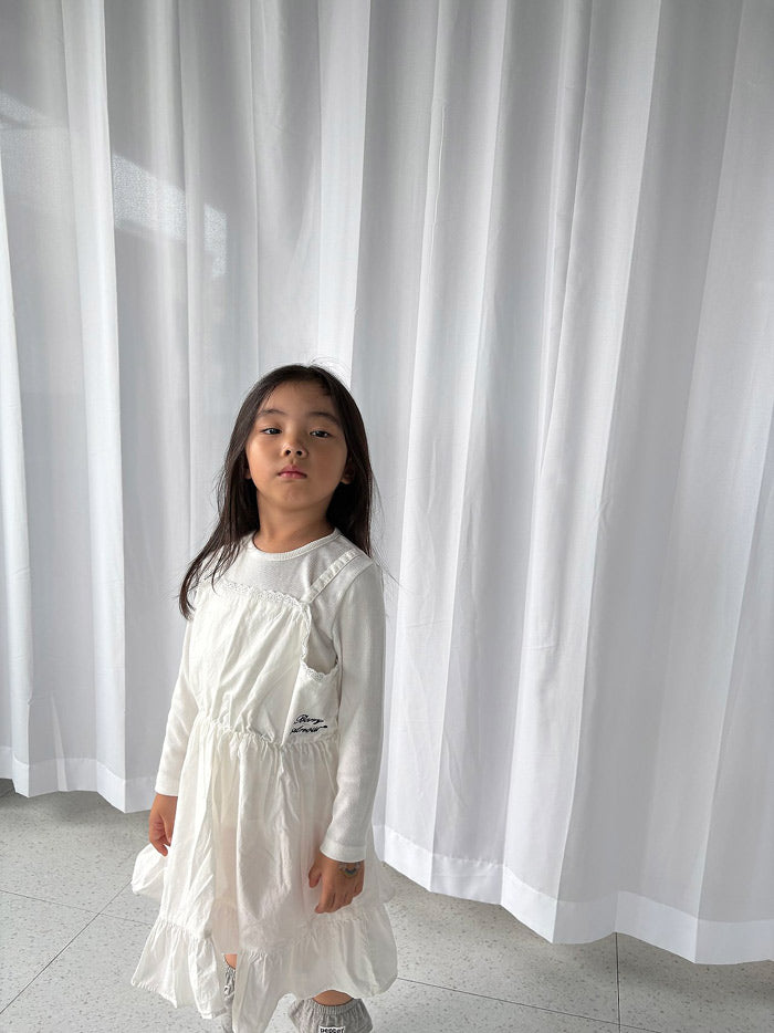 Momo layered dress / pepper