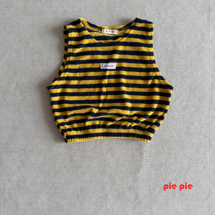 Honeybee layered vest / pie