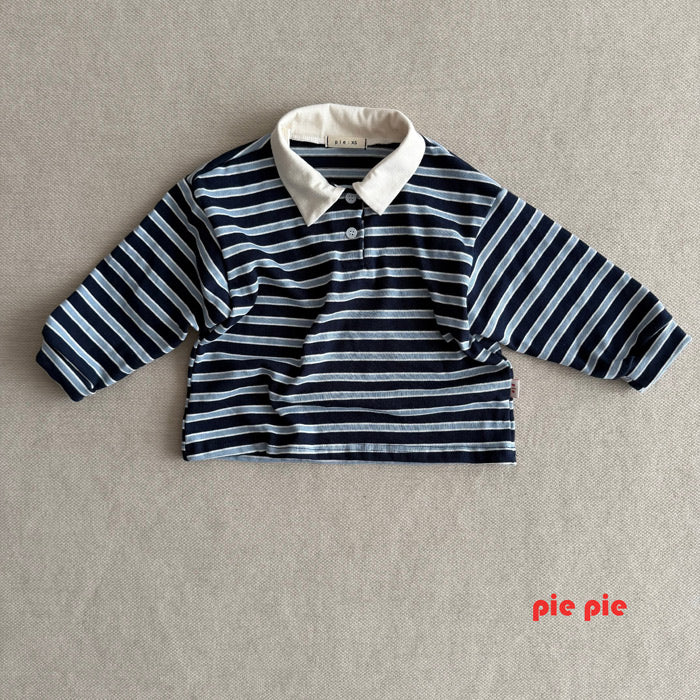 Marshmallow collar shirt / pie